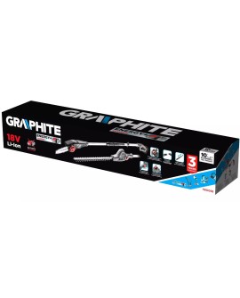 Urządzenie ogrodowe akumulatorowe na wysięgniku Graphite 2 w 1 pilarka i nożyce do żywopłotu Energy+ 18V bez akumulatora