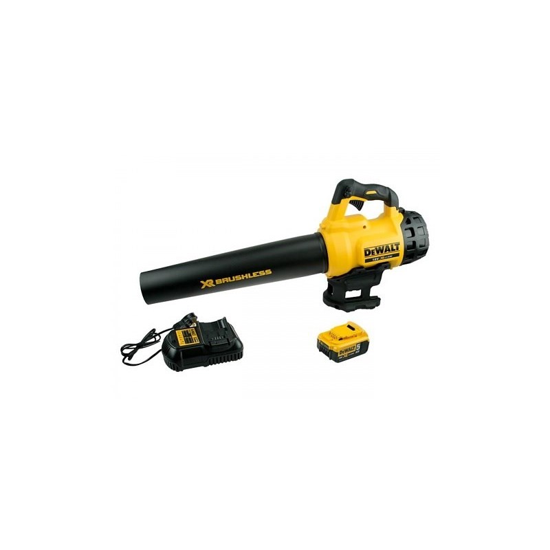 Dmuchawa akumulatorowa DEWALT DCM562P1-QW bezszczotkowa do liści 144 km/h Czarny, Żółty