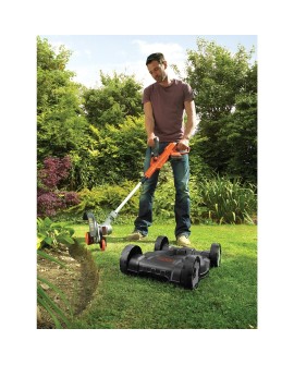 Black & Decker STC1820CM-QW przecinarka do pędzli/trymer Bateria Czarny, Pomarańczowy, Srebrny