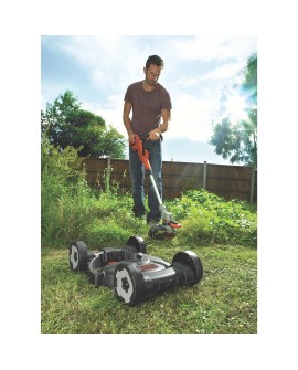 Black & Decker STC1820CM-QW przecinarka do pędzli/trymer Bateria Czarny, Pomarańczowy, Srebrny