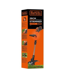 Black & Decker STC1820CM-QW przecinarka do pędzli/trymer Bateria Czarny, Pomarańczowy, Srebrny
