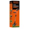 Black & Decker STC1820CM-QW przecinarka do pędzli/trymer Bateria Czarny, Pomarańczowy, Srebrny