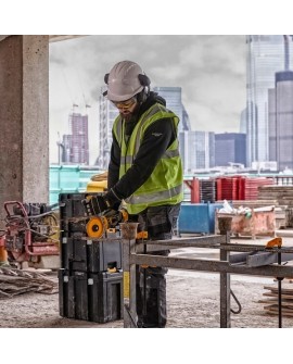 DeWALT DCG418NT-XJ przenośna szlifierka Szlifierka taśmowa Czarny, Żółty
