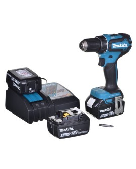 Wiertarko-wkrętarka MAKITA DDF485RF3J akumulatorowa 3x 18V 3Ah