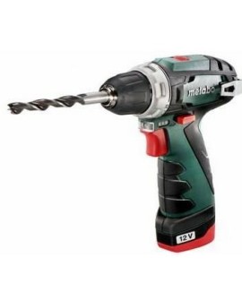 Metabo POWERMAXX BS BASIC 1400 RPM Zamek centralny 800 g Czarny, Czerwony