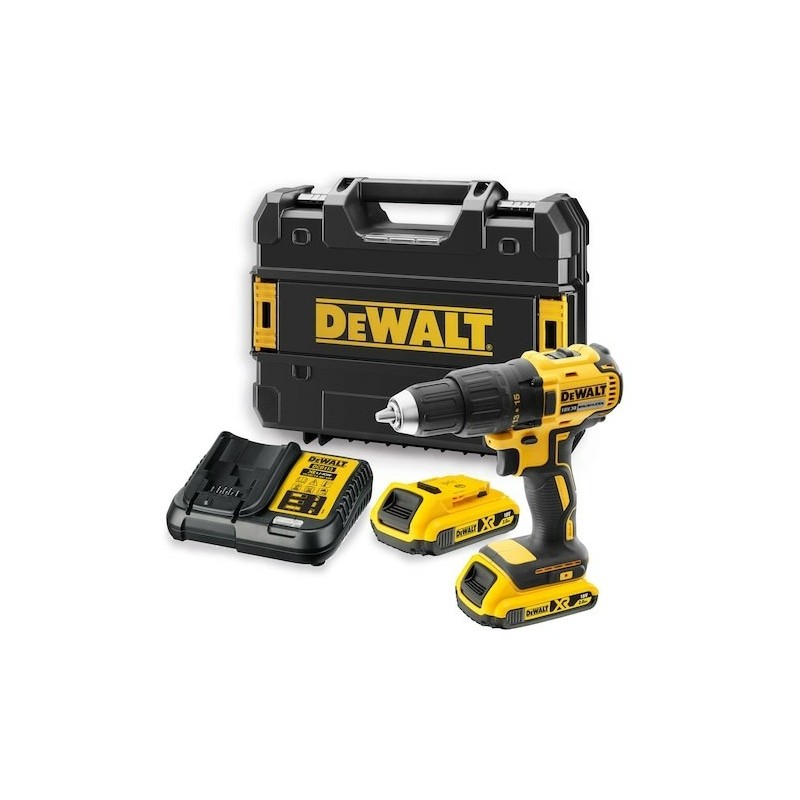 DeWALT DCD777D2T-QW wiertło 1750 RPM Klucz 1,15 kg Żółty