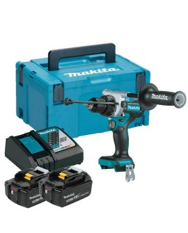 Akumulatorowa wiertarko-wkrętarka udarowa LXT MAKITA DHP486RTJ 18V 130/65Nm 2x5,0Ah