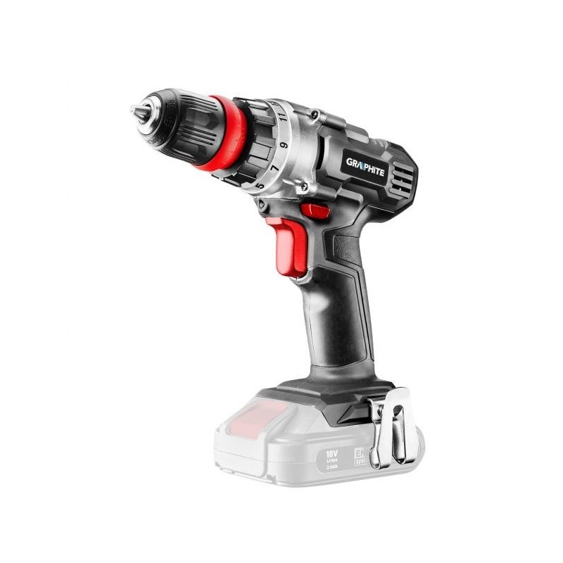 Wiertarko-wkrętarka akumulatorowa Energy+ 18V, Li-Ion, bez akumulatora, 58G022 Graphite