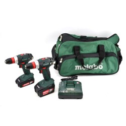 METABO.ZESTAW 2xBS18Q + AKU...