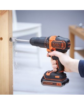 Black & Decker BDCHD18K1B2-QW wiertło 1400 RPM
