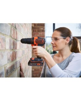 Black & Decker BDCHD18K1B2-QW wiertło 1400 RPM
