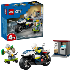 LEGO CITY Pościg na motocyklu policyjnym 60455