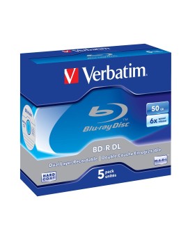 Płyta BDR Verbatim 43748 (50GB 6x 5szt. Slim Case)