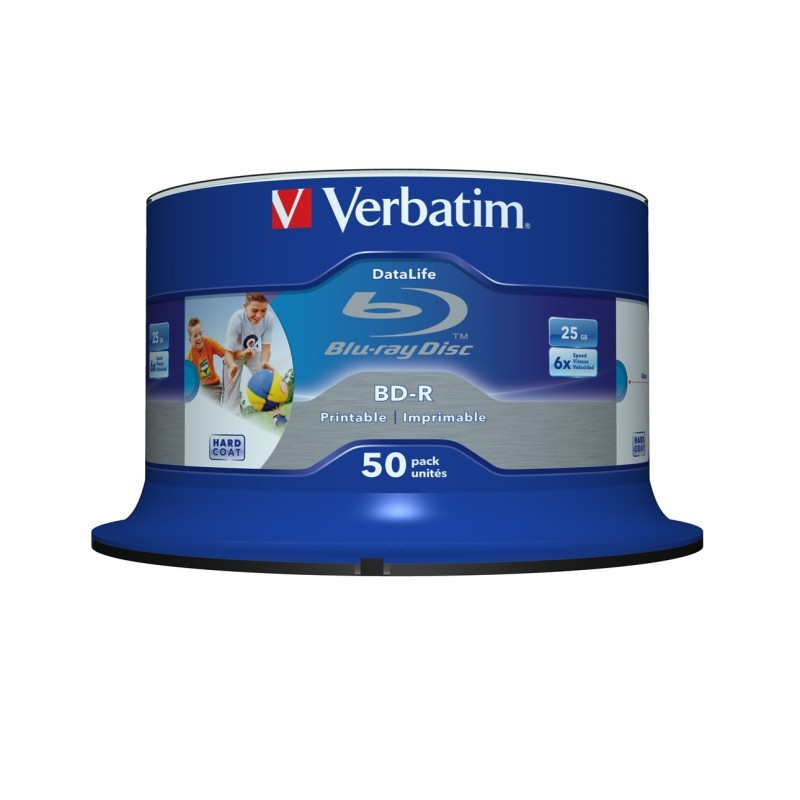 Płyta BDR Verbatim 43812 (25GB 6x 50szt. Cake)