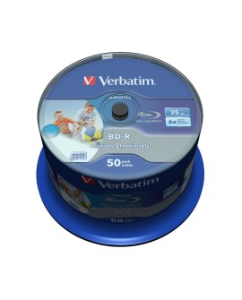 Płyta BDR Verbatim 43812 (25GB 6x 50szt. Cake)
