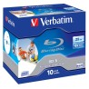 Verbatim BD-R SL 25GB 6x Printable 10 Pack Jewel Case 10 szt.