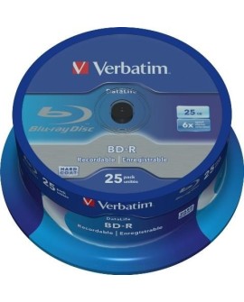 Płyta BDR Verbatim 43837 (25GB 6x 25szt. Cake)