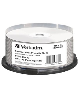 Verbatim 43738 płyta Blu-Ray BD-R 25 GB 25 szt.