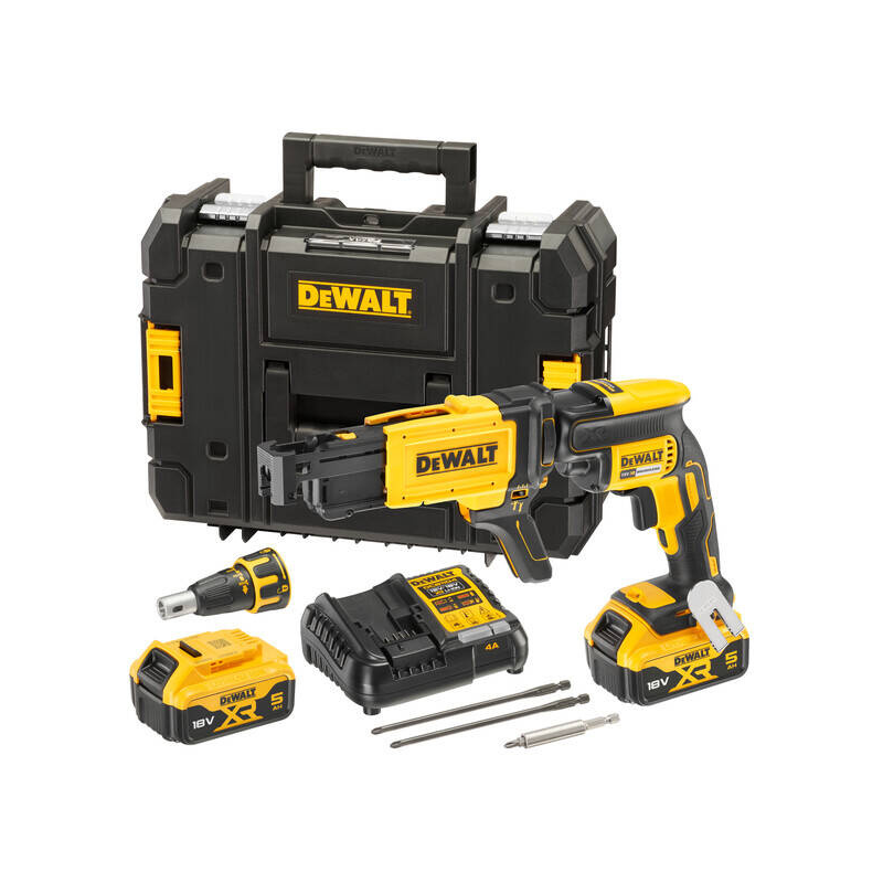 DEWALT 18V XR Wkrętarka do płyt k-g 2 X 5Ah