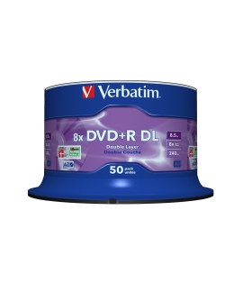Verbatim DVD+R Double Layer 8x Matt Silver 50pk Spindle 8,5 GB DVD+R DL 50 szt.