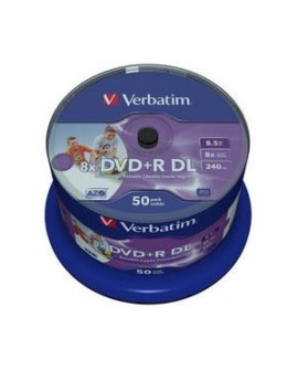 Verbatim 43703 płyta DVD 8,5 GB DVD-R 50 szt.