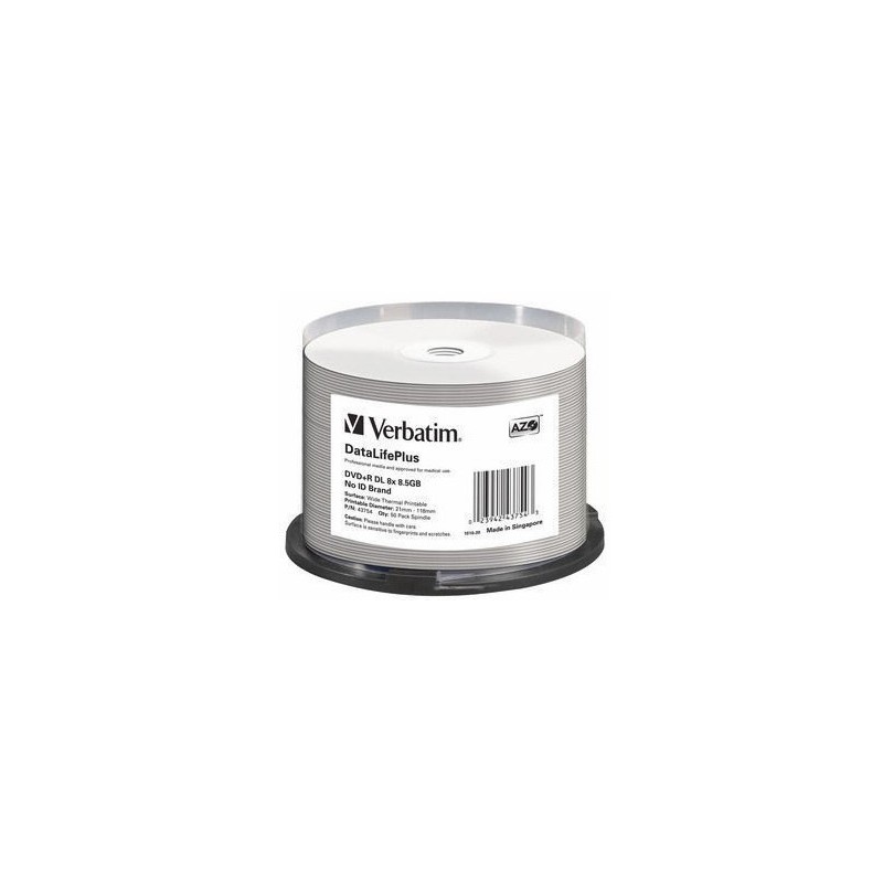Verbatim DataLifePlus 8,5 GB DVD+R DL 50 szt.
