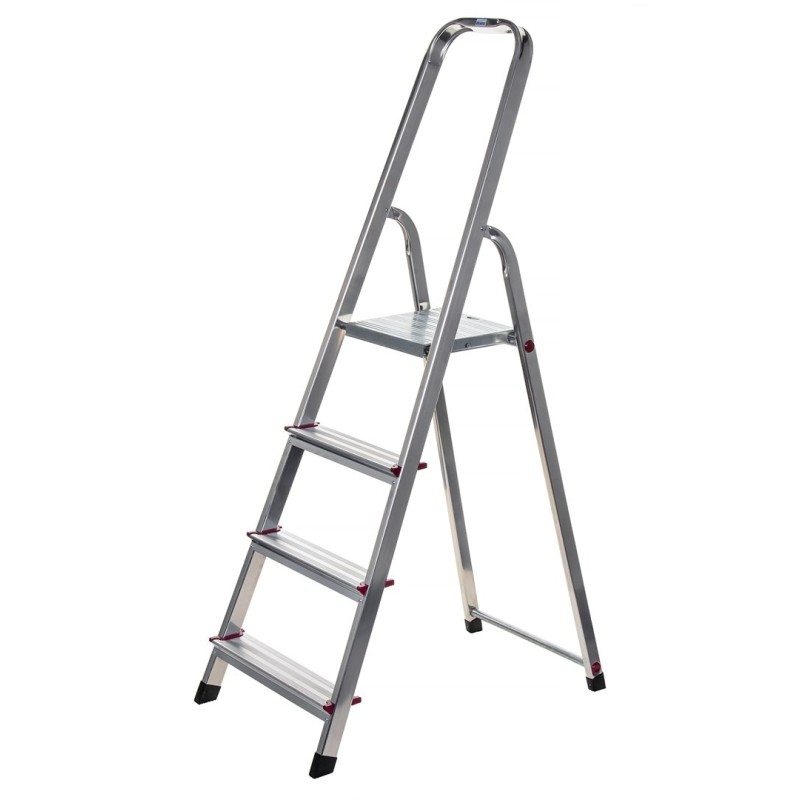 CORDA Drabina domowa aluminiowa 4 stopnie 000705 KRAUSE