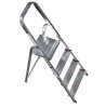 CORDA Drabina domowa aluminiowa 4 stopnie 000705 KRAUSE
