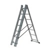 AWTOOLS DRABINA ALUMINIOWA 3x11 STOPNI 150KG ADAPATACJA NA SCHODY