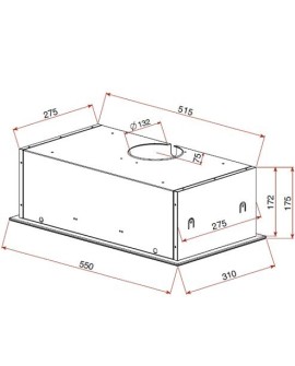 Okap podszafkowy TEKA GFG2 GLASS WHITE (334 m3/h kolor biały)