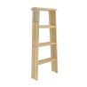 AW DRABINA TABORET DREWNIANY 2x4 STOPNI 150KG