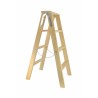 AW DRABINA TABORET DREWNIANY 2x4 STOPNI 150KG