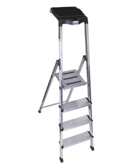 Drabina 4 stopniowa aluminiowa Krause Secury 126528