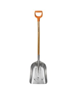 Fiskars 1001637 szufla/łopata Łopata do zboża Aluminium, Polipropylen (PP) Aluminium, Drewno