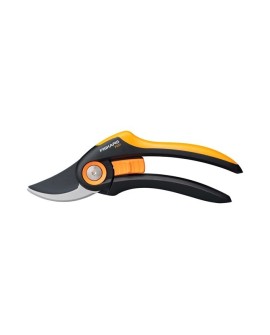Fiskars Plus P521 Nożyce ogrodowe Bypass Czarny, Pomarańczowy