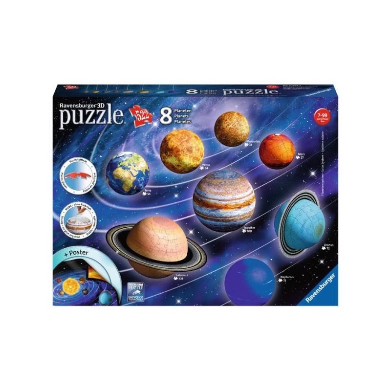 Puzzle 3D Układ Planetarny 960 elementów
