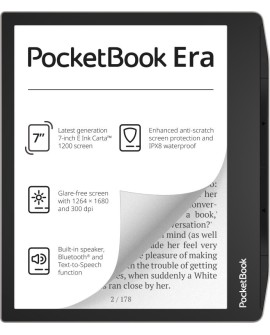 Ebook PocketBook Era 700 7" E-Ink Carta 1200 16GB WI-FI  Silver