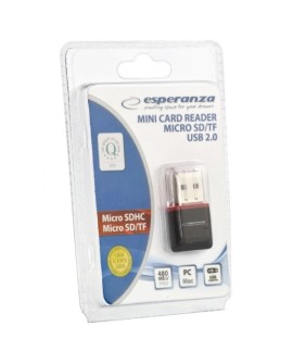 Czytnik kart Esperanza EA134K (Zewnętrzny MicroSD, MicroSDHC)