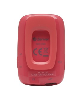 Odtwarzacz MP3 Denver MPS-316R 1" 16GB różowy