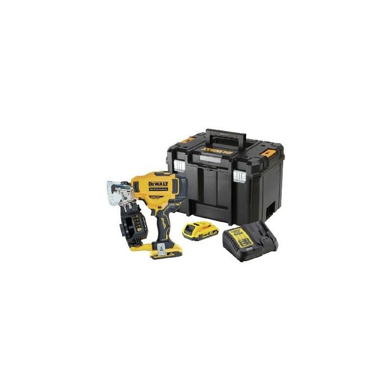 gwoździarka bębnowa 18v xr, 2x2ah, 19-45mm, śr. 3.05-3.40mm,