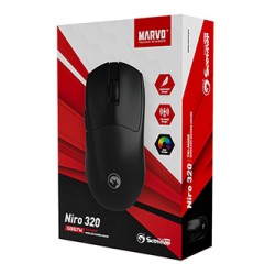 Marvo NIRO 320 Mysz czarna, 8000DPI, Tri-Mode, EOL