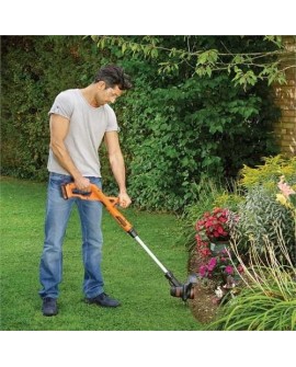 Black & Decker ST182320 przecinarka do pędzli/trymer Bateria Czarny, Pomarańczowy