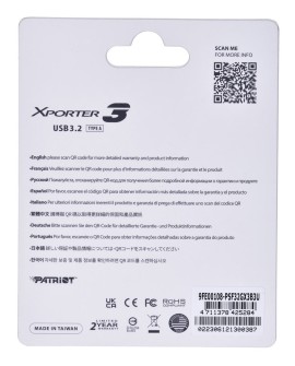 PARTIOT FLASHDRIVE Xporter 3 32GB Type A USB3.2