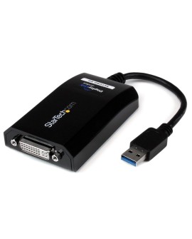 StarTech.com USB32DVIPRO zewnętrzna karta graficzna usb 2048 x 1152 px Czarny