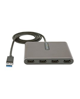 StarTech.com USB32HD4 zewnętrzna karta graficzna usb 1920 x 1080 px Szary
