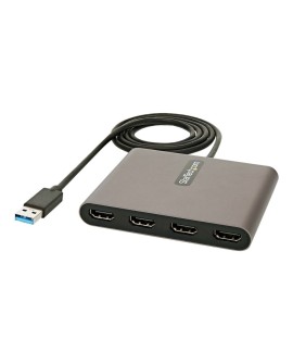 StarTech.com USB32HD4 zewnętrzna karta graficzna usb 1920 x 1080 px Szary