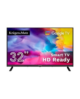 Kruger&Matz KM0232-SA Telewizor LED 32" HD Google TV, DVB-T2/S2/T/C H.265 HEVC