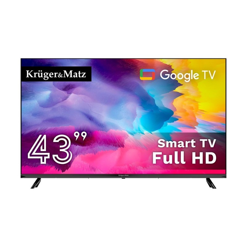 Telewizor Kruger&amp Matz 43&quot FHD Google TV 5.0 DVB-T2/T/C H.265 HEVC