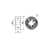 FANAR NARZYNKA CALOWA G 1/2" GWINT RUROWY WALCOWY HSS 800, DIN-EN 24231