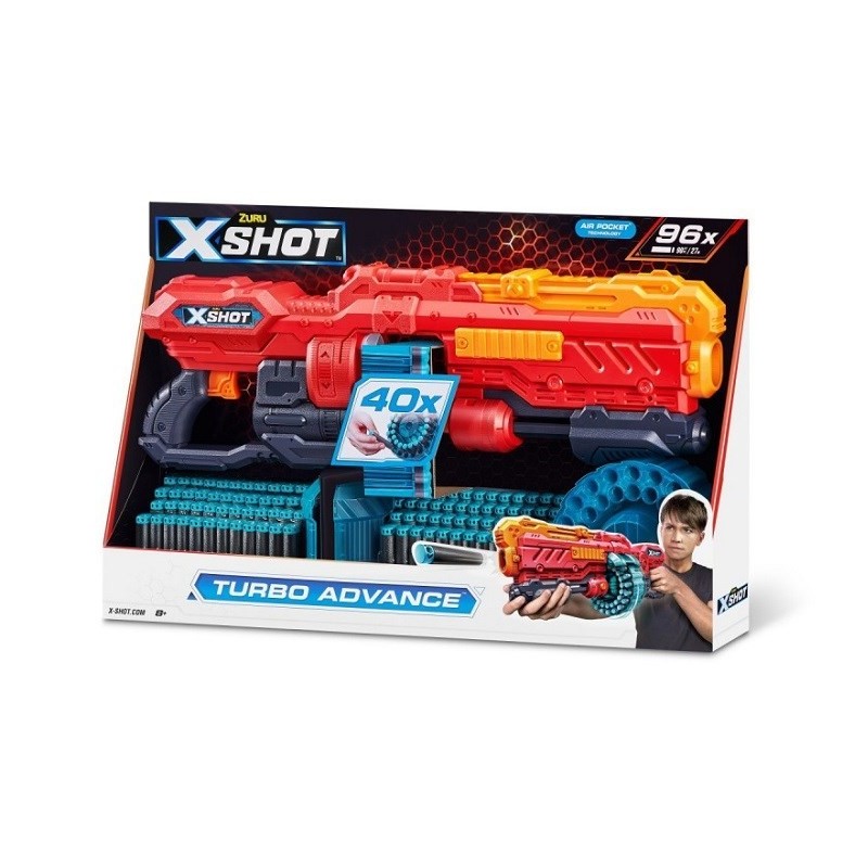 ZURU X-Shot Wyrzutnia Excel Turbo Advance 96 strzałek